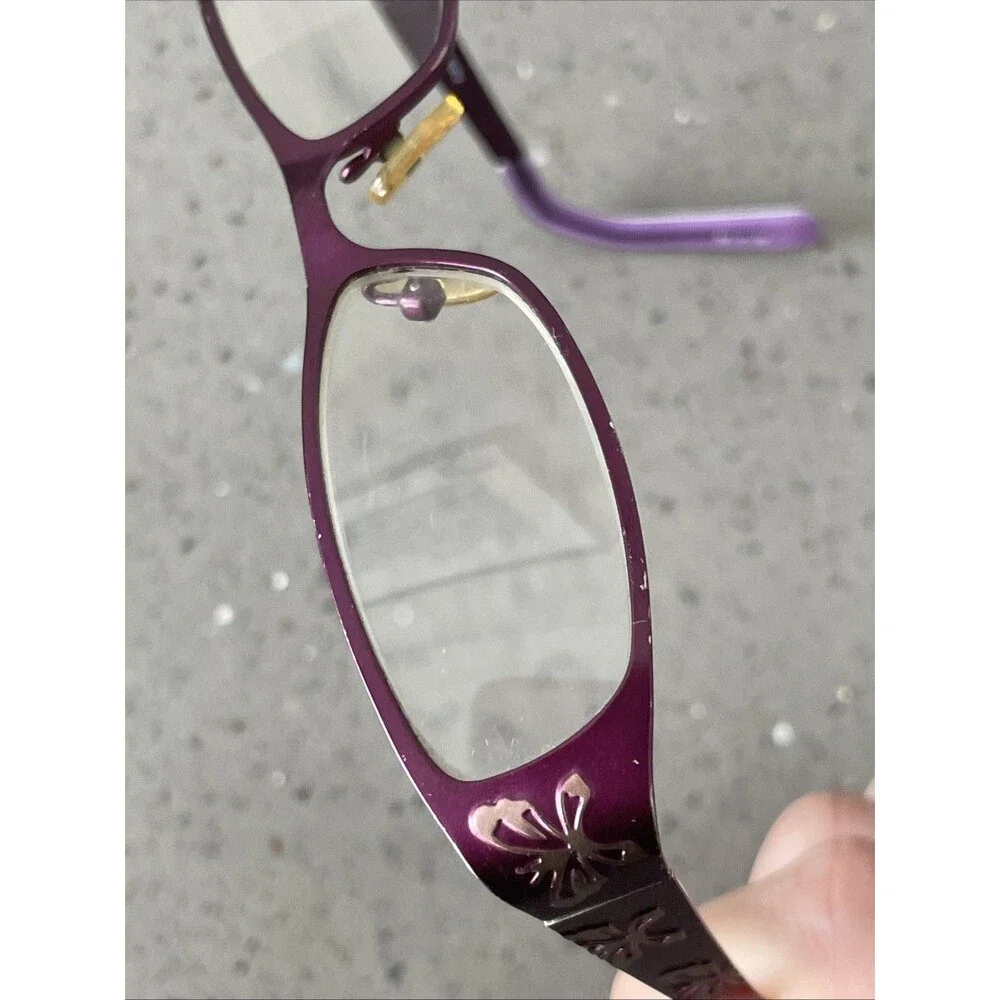 DB4K By Europa Kids Eyeglasses Frames ONLY 45-14-125 Flutter Col. 03 purple